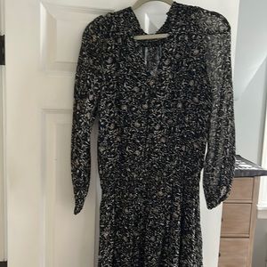 Velvet by Graham and Spencer Navy Floral dress